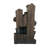 7.7X3.9X13.6" Brown And Gray Water Fountain With Antique Water Pump Design And LED Light