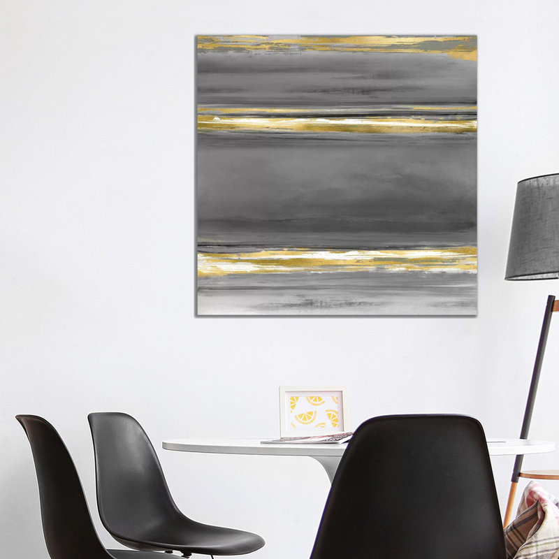 Parallels In Grey by Allie Corbin - Wrapped Canvas Gallery-Wrapped Canvas Giclée, 93.98 cm H x 93.98 cm W x 1.91 cm D