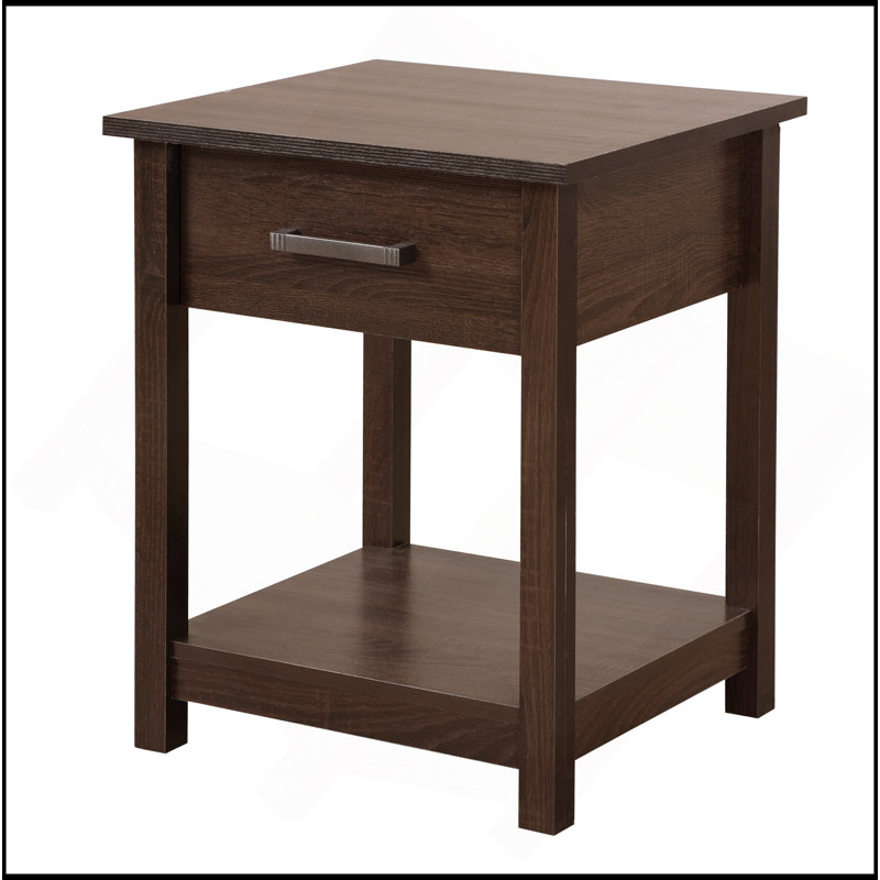 Chic Nightstand, Dark Brown