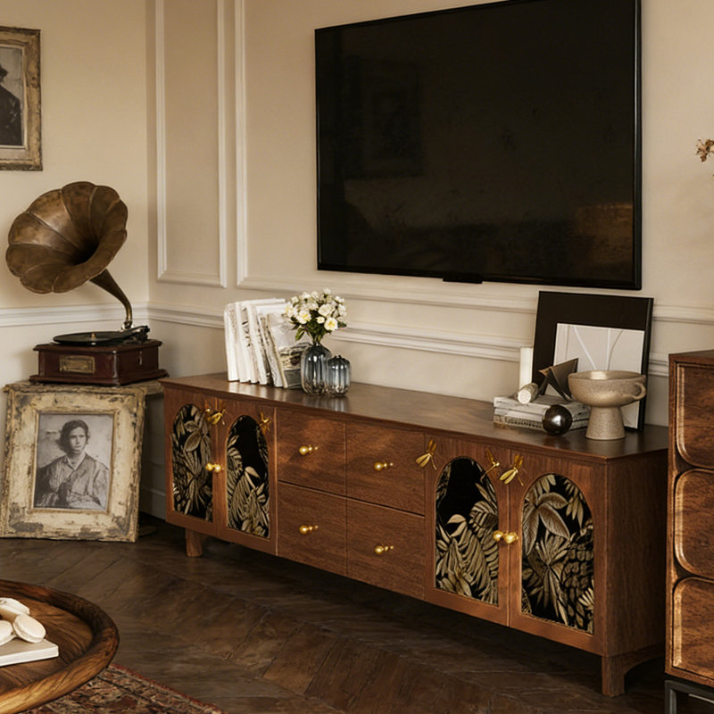 Meuble télé moderne de style rétro