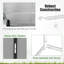 Tente de culture hydroponique 36 po x 36 po x 72 po Mylar avec fenêtre et plateau d'observation gris