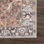 Tapis oriental rectangulaire en polyester tissé à la machine en terre cuite Shylyn-1471087864
