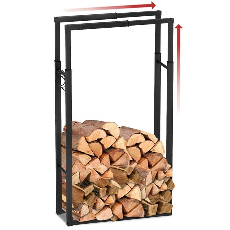 Atward 65cm W Metal Log Rack