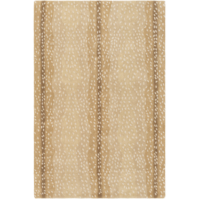 Affton Wool Striped Indoor Rug, Rectangle 8'10" x 12'