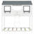 Twin Over Twin Wood Bunk Bed, Playhouse Design with Roof & Windows, Guardrails and Ladder, White