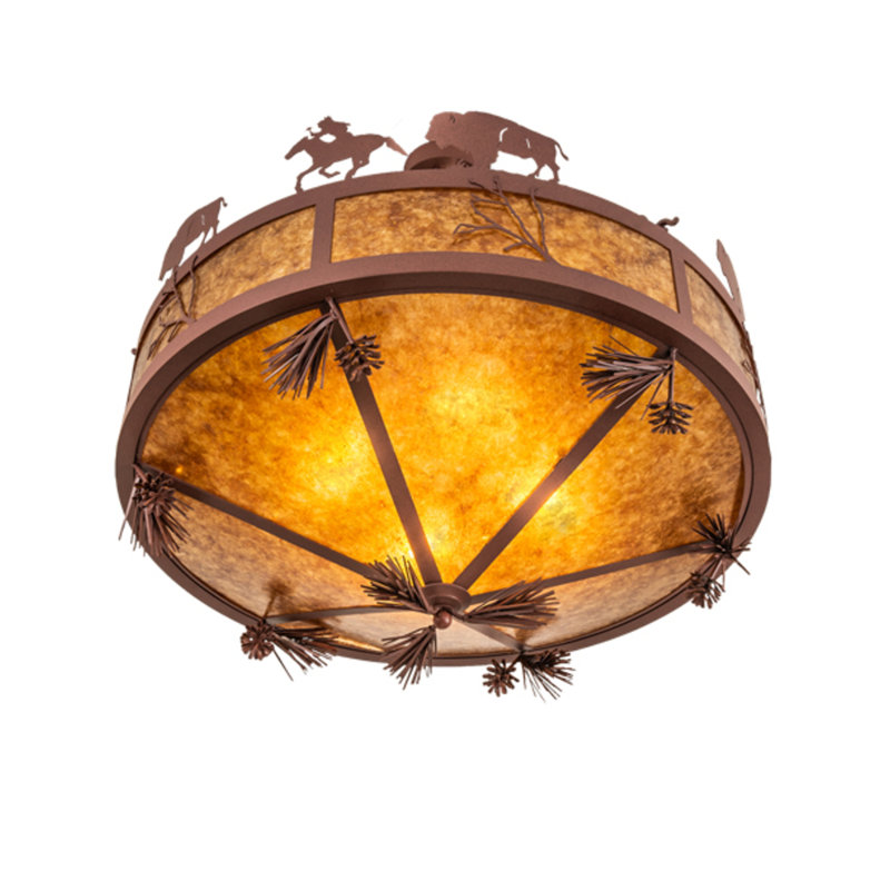 High Plains Rider and The Herd 5 - Light Pendant