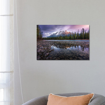 Castle Mountain by Jorge Ruiz Dueso - Wrapped Canvas Print