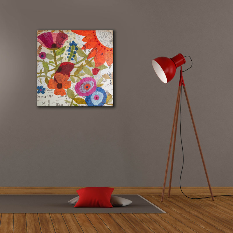 «Epic Graffiti», poses de papier par Jeri Hauth, 26 po x 26 po, H 26 po x l 26 po