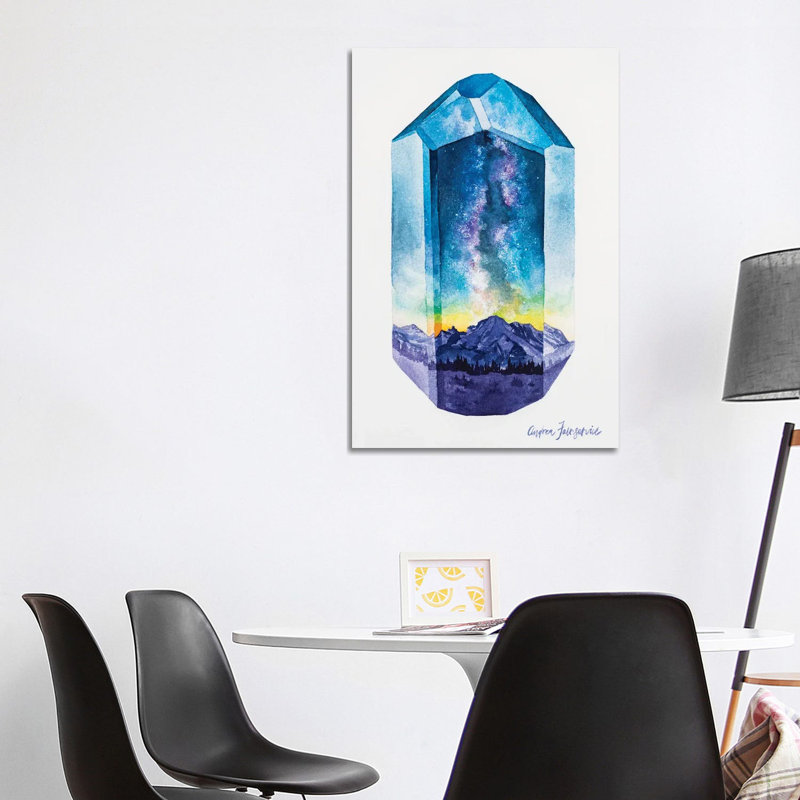 Milkyway Mountain by Andrea Fairservice - Painting on Canvas, Wrapped Canvas, 101.6 cm H x 66.04 cm W x 3.175 cm D