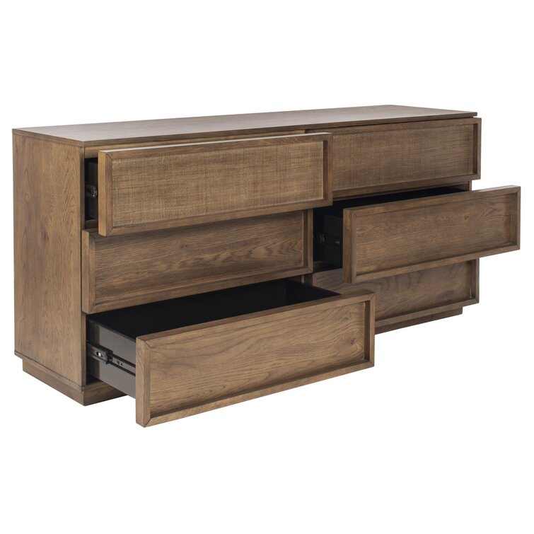 Hudson 6-Drawer Double Dresser, Nestled