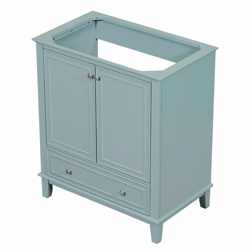 29.5'' Single Bathroom Vanity Base Only, Blue