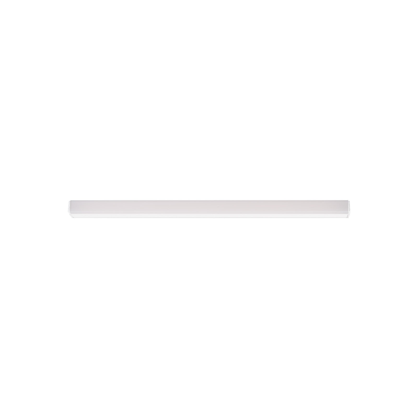 Lightstick Single Light Dimmable LED Flush Mounted Sconce, White, 25" W