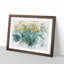 Sunflowers Soon To Bloom Watercolour - Single Picture Frame Print on MDF-56740728-56740730