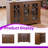 3-Door Buffet Cabinet With Tempered Glass Doors Adjustable Shelves And Safety Features-2030136693