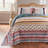 Greenland Home Fashions Thalia Tango Bohemian Medallion Floral Patchwork 3-Piece King Size Bedspread Set 120"x118" with 2 King Shams-839186306-853580885