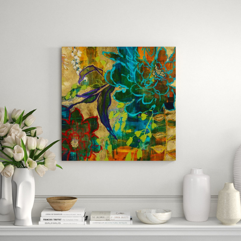 Wild Flowers Print, 30" H x 30" W x 1.5" D, Outdoor