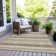 Machine Washable Indoor/Outdoor Xhevrie Beige Rug