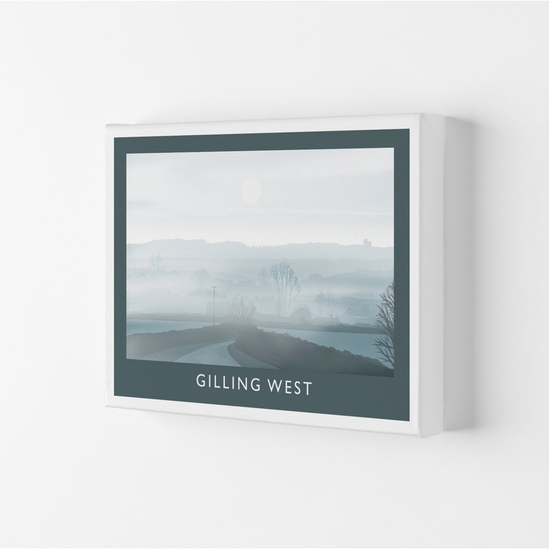 Gilling West (Winter) by Richard O'Neill - Print, Wrapped Canvas, 29.7cm H x 42cm W x 4cm D