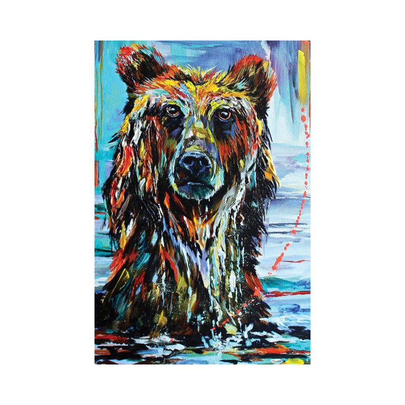 Go Fish by Lindsey Dahl - Wrapped Canvas Painting, 20.32 cm H x 30.48 cm W