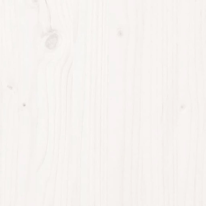 Side Cabinet 100x40x72 cm Solid Wood Pine, White