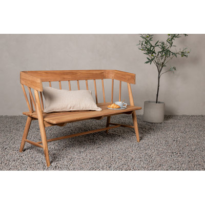 Bornholm Solid Wood Teak Outdoor Bench