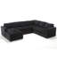 Canapé modulaire surdimensionné en U 110,75 po