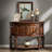 Solid Wood Retro Simple Semicircle Sideboard