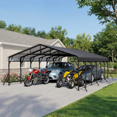 Abri d'auto robuste en métal 20 X 30 Ft