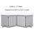 Huxley Wood Free Standing Pet Gate with a Pair of Support Feet-438322553-438321451