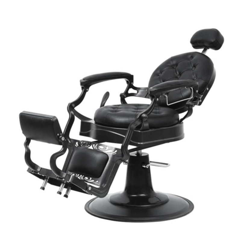 Fauteuil inclinable pivotant Leoric, Noir