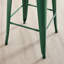 Honora Classic Industrial Metal Breakfast Bar Stool - Style Bold Colour Stackable-1323339896
