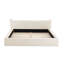 Structure de lit tapissier grand lit et tissu de velours, lit plateforme avec tête de lit courbée décorative et structure en bois massif, aucun sommier requis-1017056848