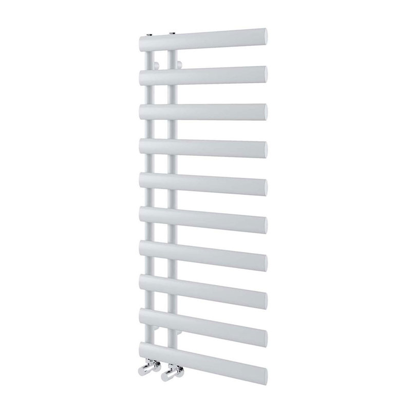 Flat Panel Towel Rail Heated Towel Rails, White, 1610mm H x 500mm W x 60mm D