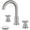 Robinet de salle de bain 3 trous HGN 8 pouces, robinet d'évier 2 poignées avec bonde escamotable