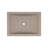 Cabrillo NativeStone Concrete Rectangular Undermount Bathroom Sink-37737141