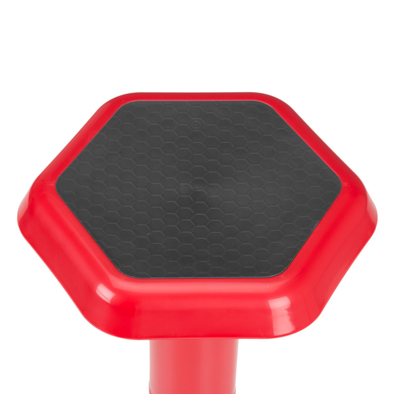 Tabouret d'apprentissage en plastique sans dossier, Rouge, 18 po