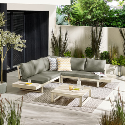 6-Sitzer Lounge-Set Brisca mit Polster