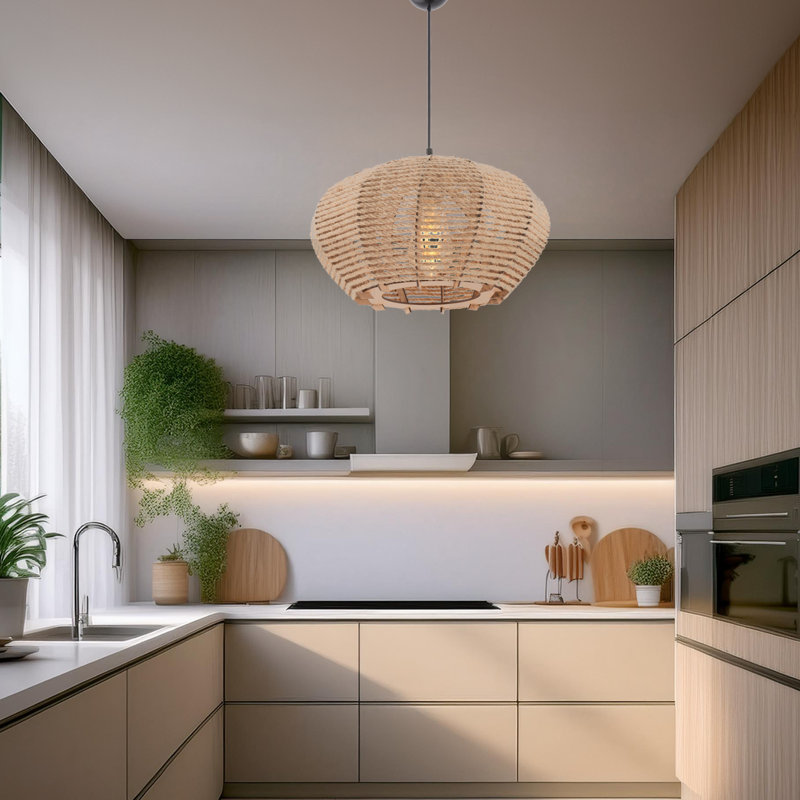 Lustre ajustable en bois