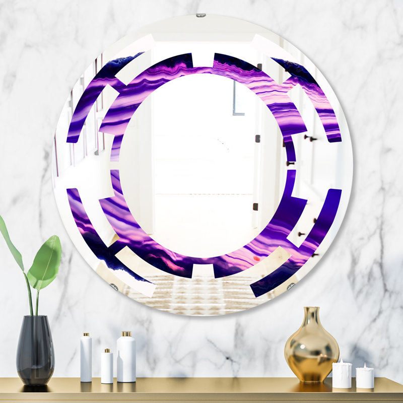 Miroir mural Geode, 23,6 po x 23,6 po