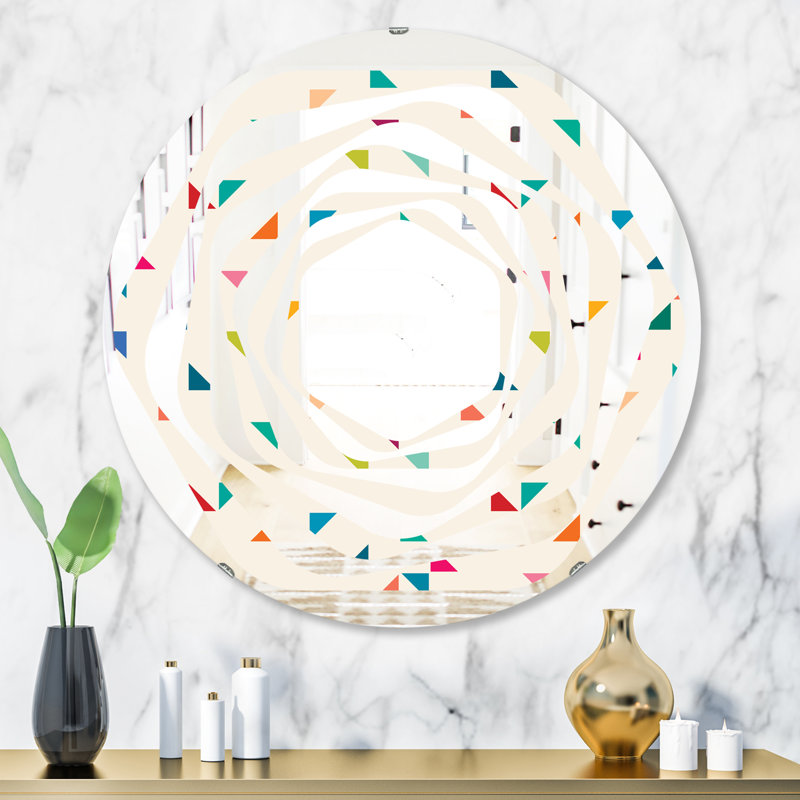 Miroir mural Whirl, H 31,5 po x l po