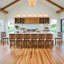Chic Slat Back Wooden Counter Stools with Upholstered Seats-99343622-99343617