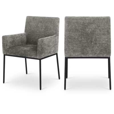 Khaliya Chenille Fabric Dining Chair