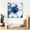  «Shibori Shells 1» par Chariklia Zarris, art mural sur toile, 18 po x 18 po
