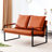 Harowrth 48.13'' Faux Leather Loveseat