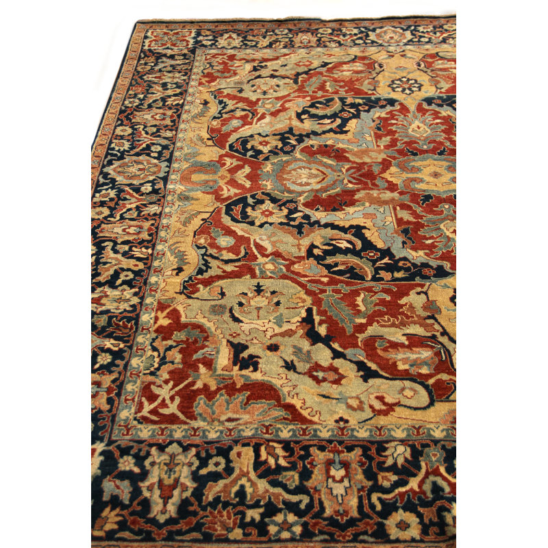 Antique Weave Serapi Wool Oriental Area Rug, Rectangle 8' x 10'