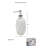 Wave 7 pc bathroom accessory set