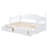 Wooden Twin Size Daybed With Twin Size Trundle, Extendable Daybed With Two Storage Drawers-450509867