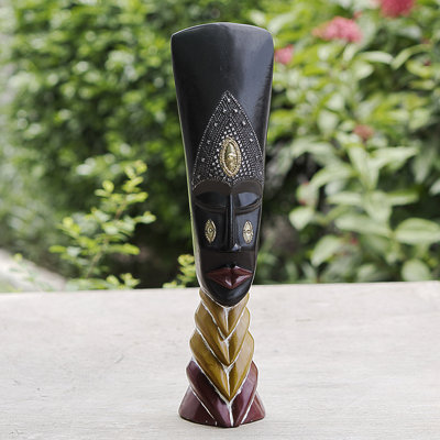 Masque africain en bois Bungalow Queen