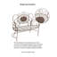 Banc de jardin en fer