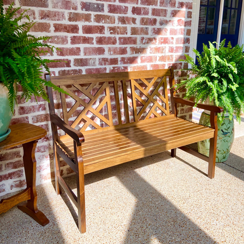 Banc de jardin en bois Lemay